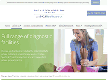 Tablet Screenshot of chelseamedicalcentre.com